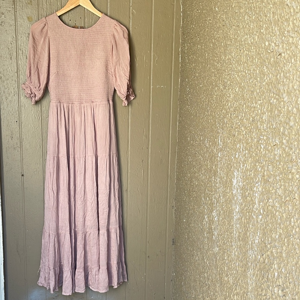 Carly Jean Los Angeles tiered maxi dress